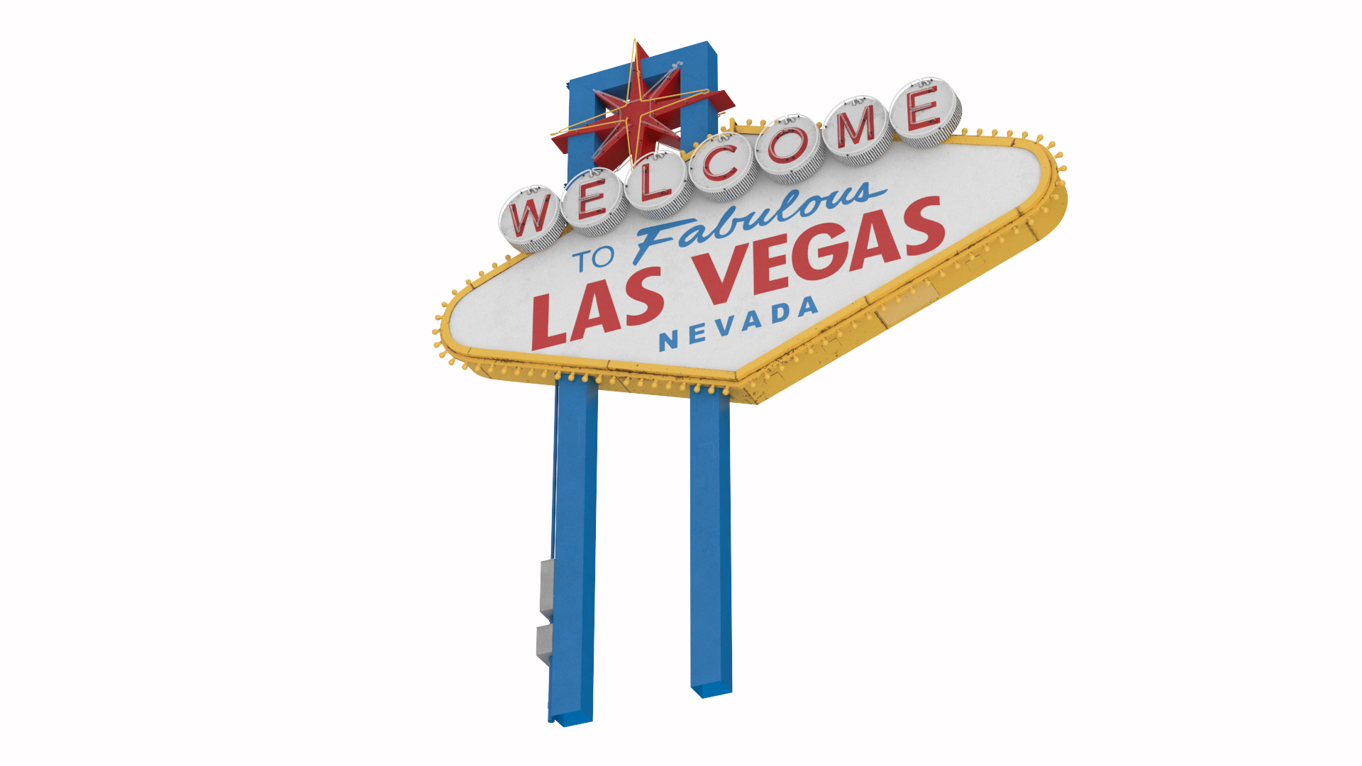 Welcome to Fabulous Las Vegas Sign 3D model