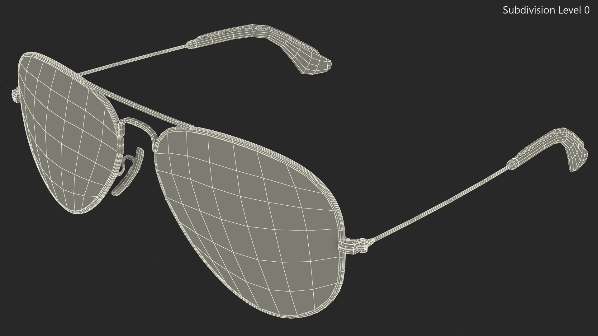 3D Classic Sunglasses model