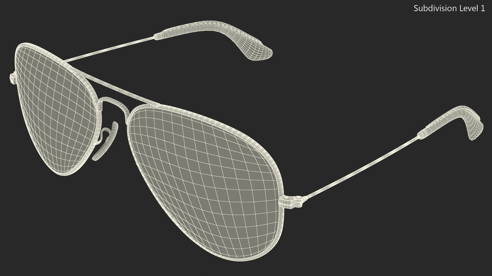 3D Classic Sunglasses model