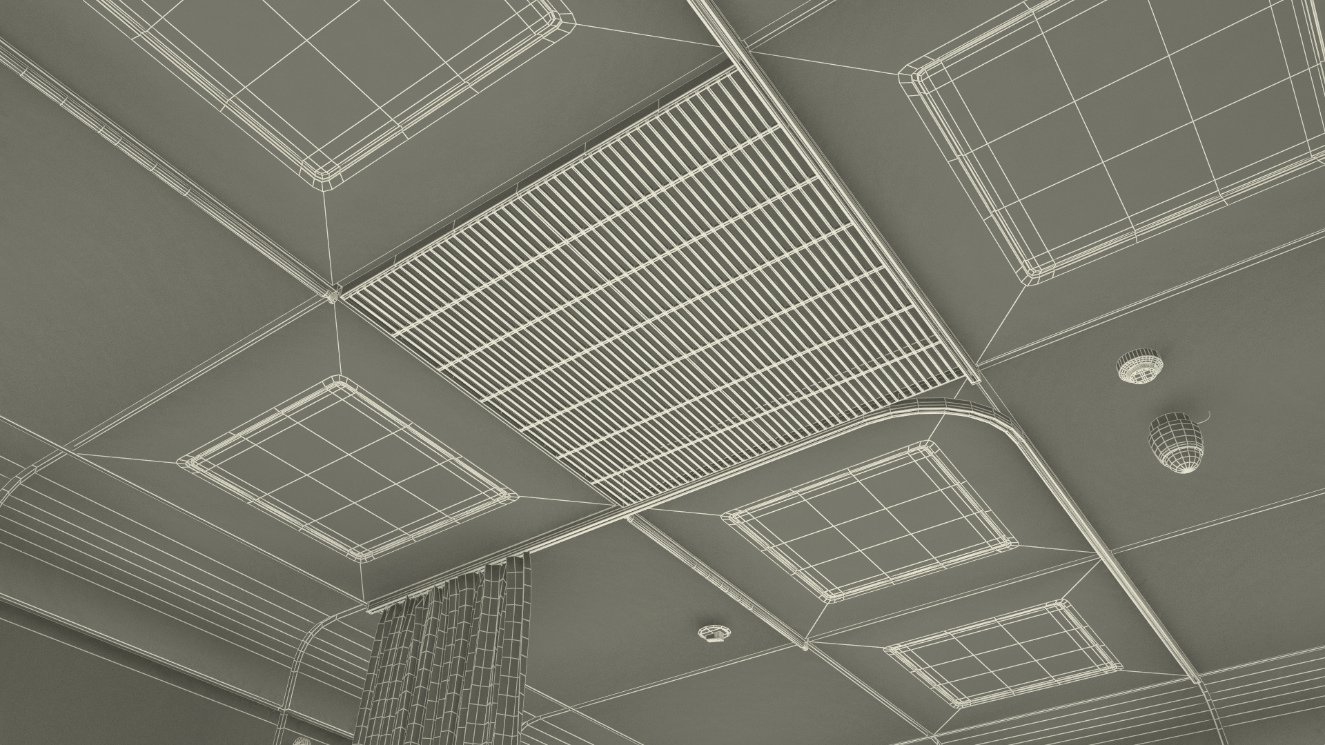 3D Intensive Care Hospital Ward model