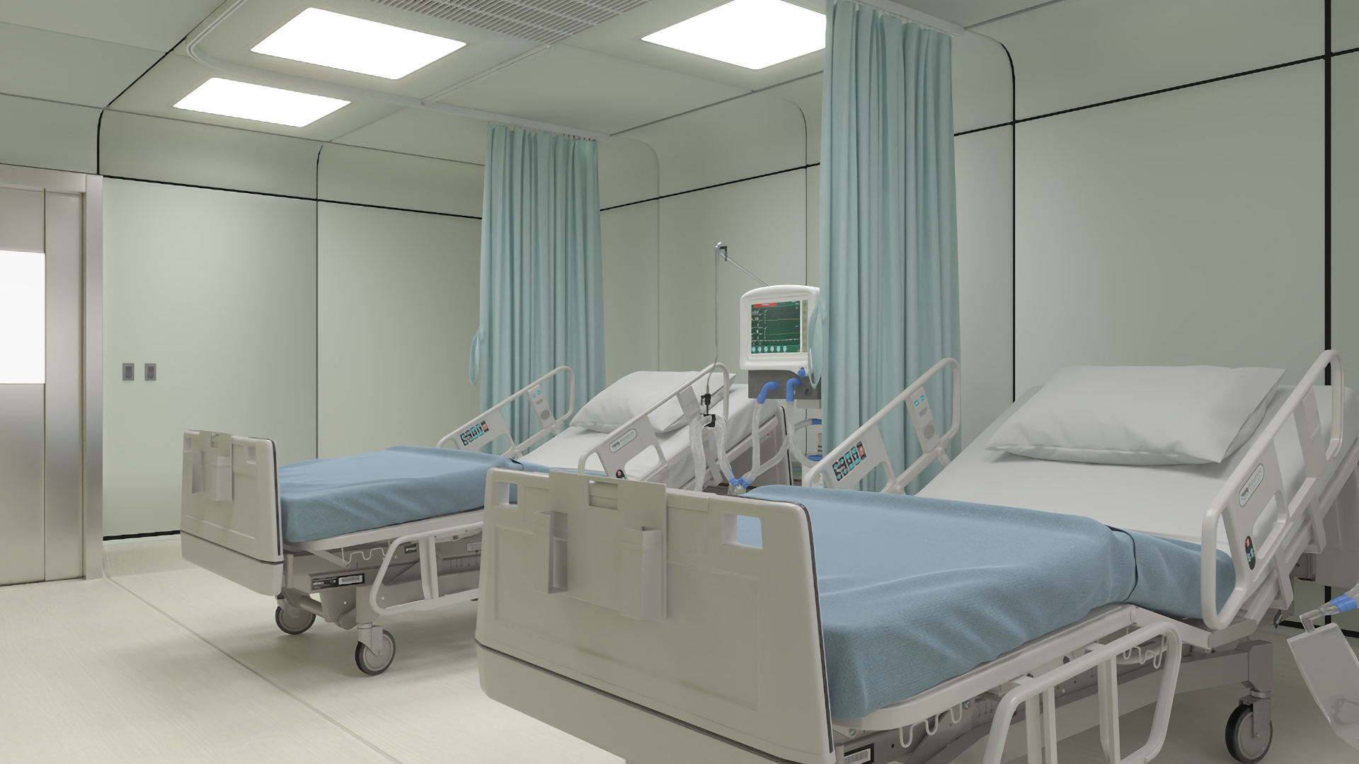 3D Intensive Care Hospital Ward model