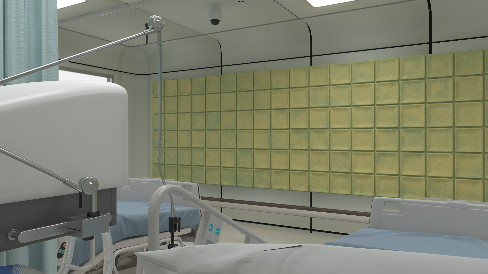 3D Intensive Care Hospital Ward model