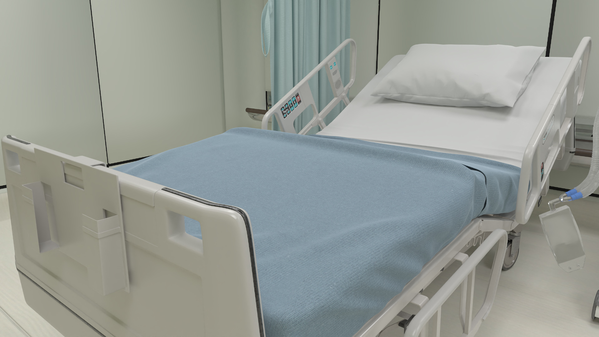 3D Intensive Care Hospital Ward model