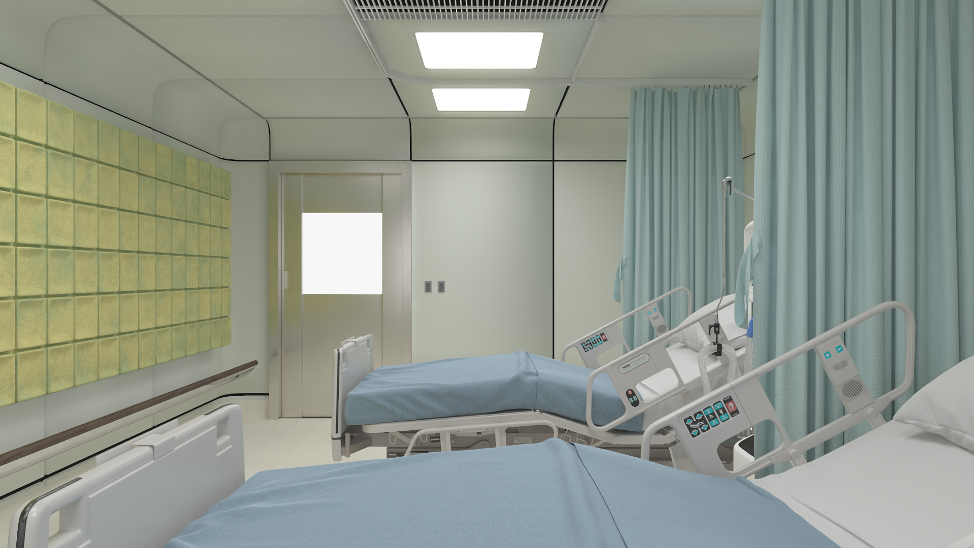 3D Intensive Care Hospital Ward model