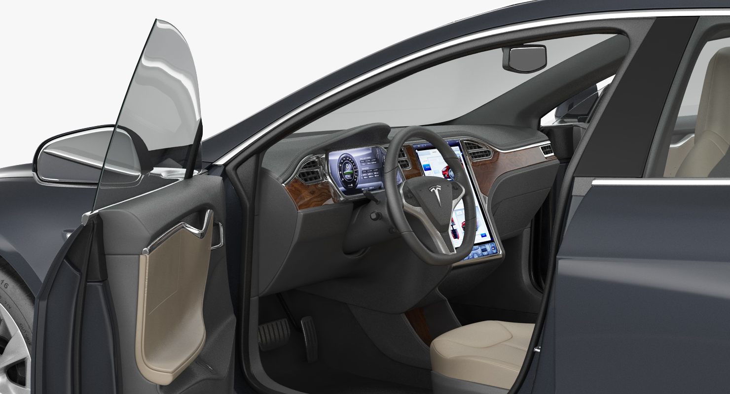 3D Tesla Model S 100D 2015 model