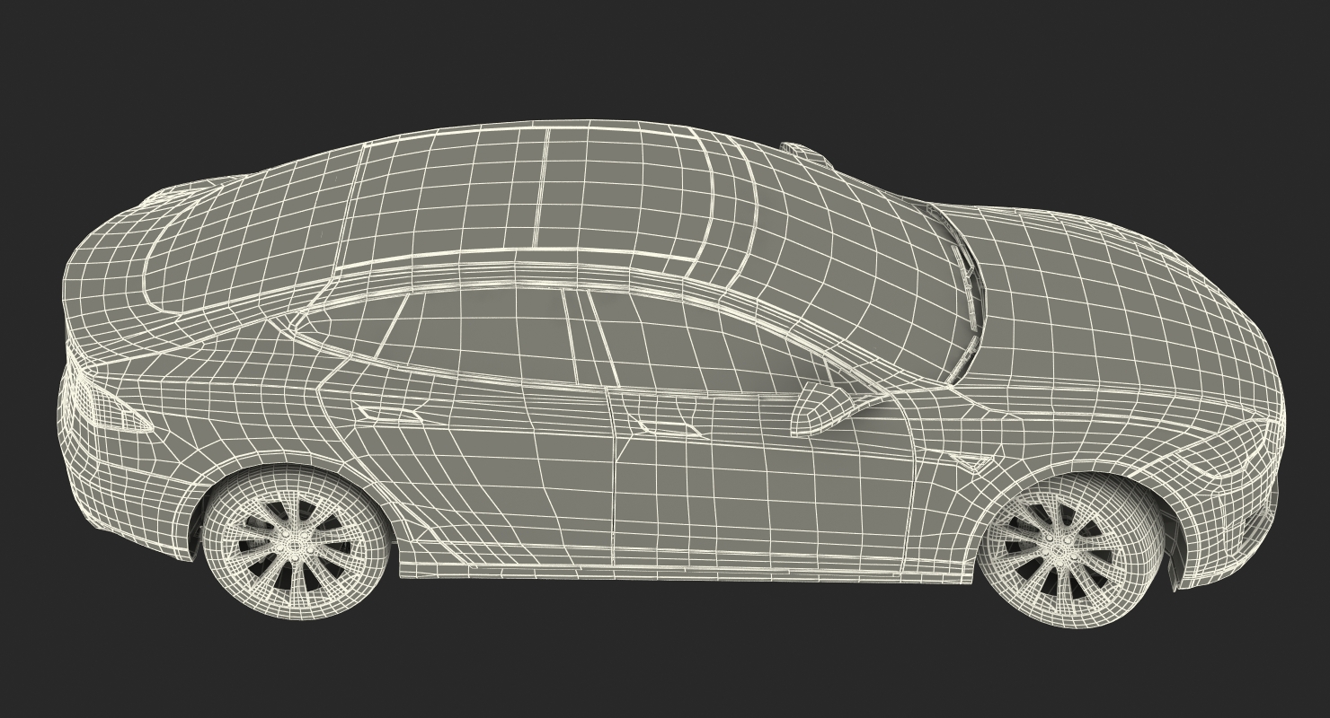 3D Tesla Model S 100D 2015 model