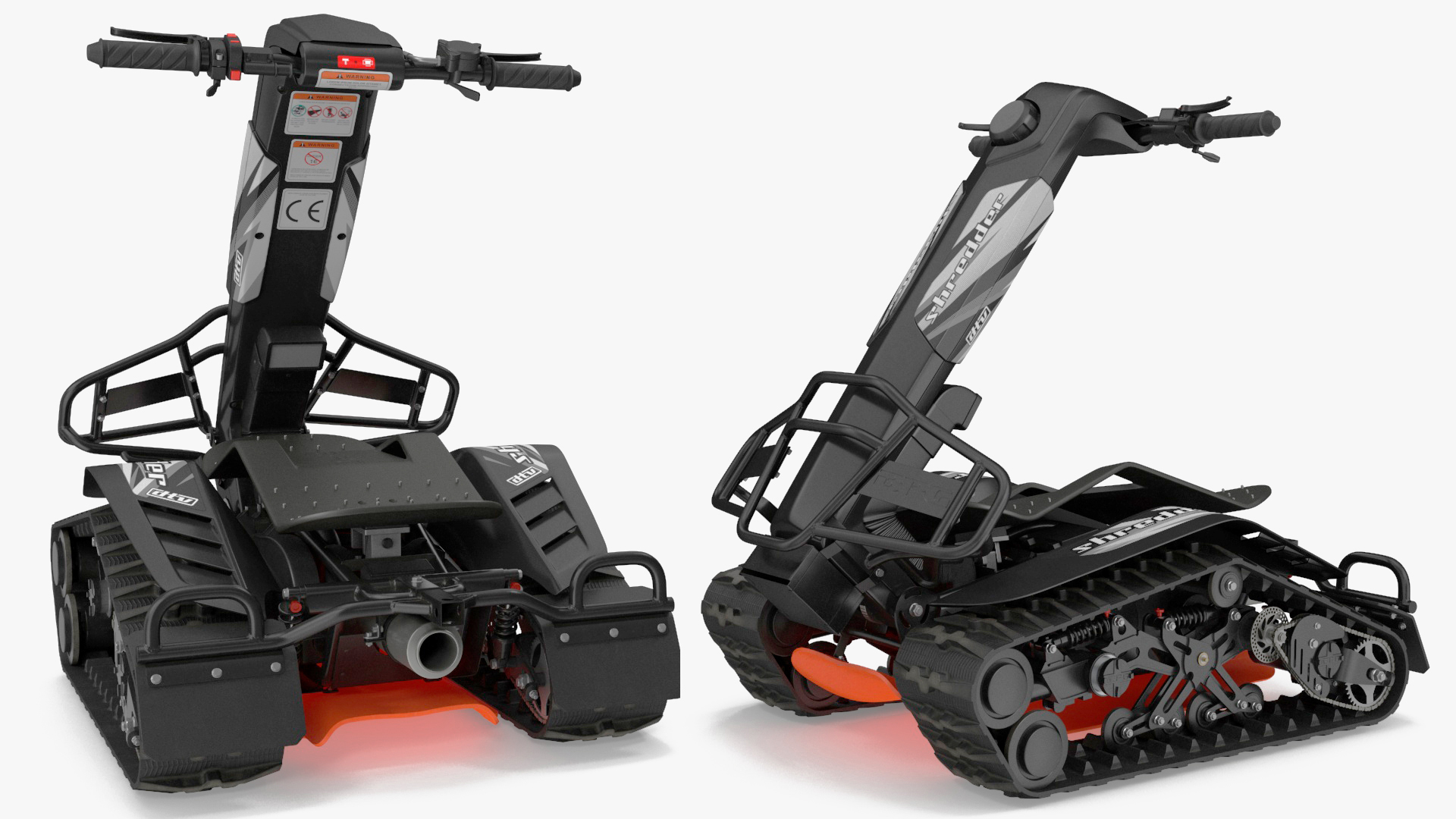 3D DTV Shredder Rigged for Cinema 4D model