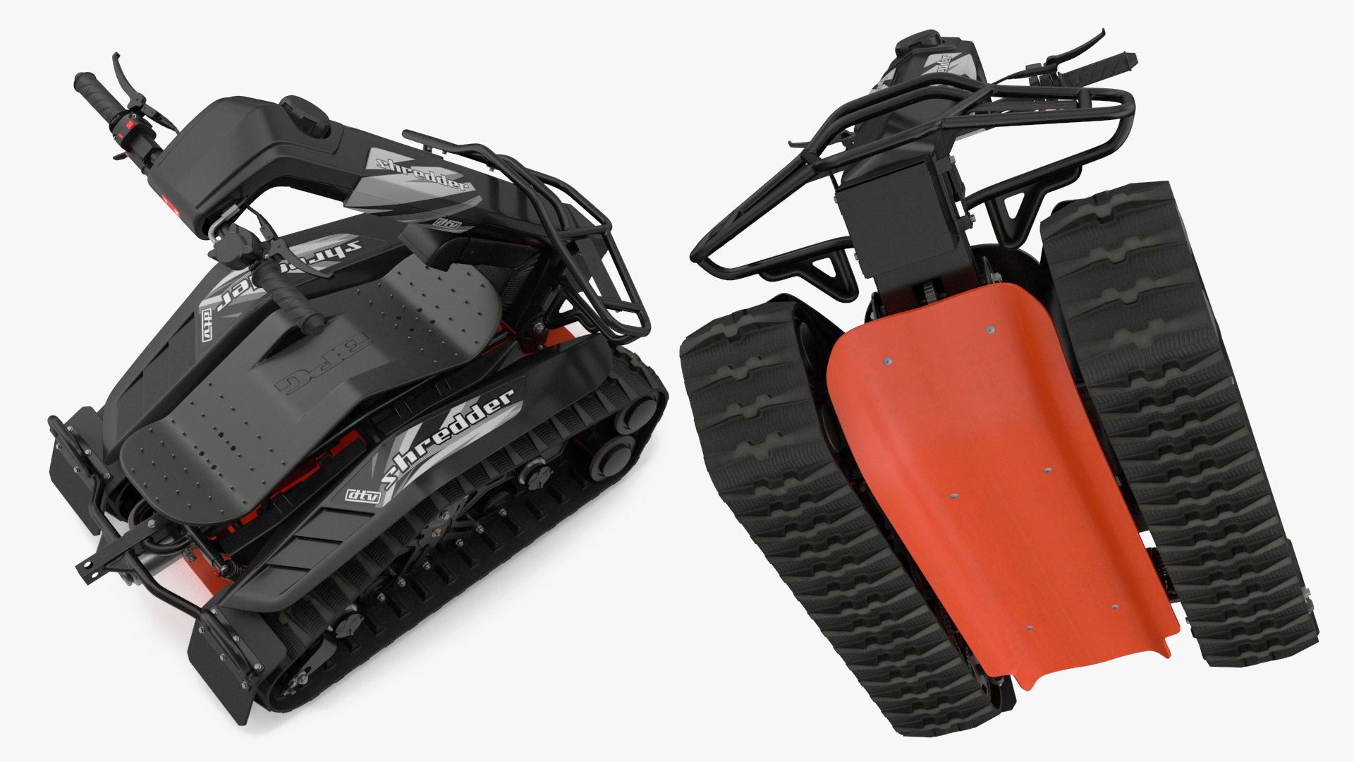 3D DTV Shredder Rigged for Cinema 4D model