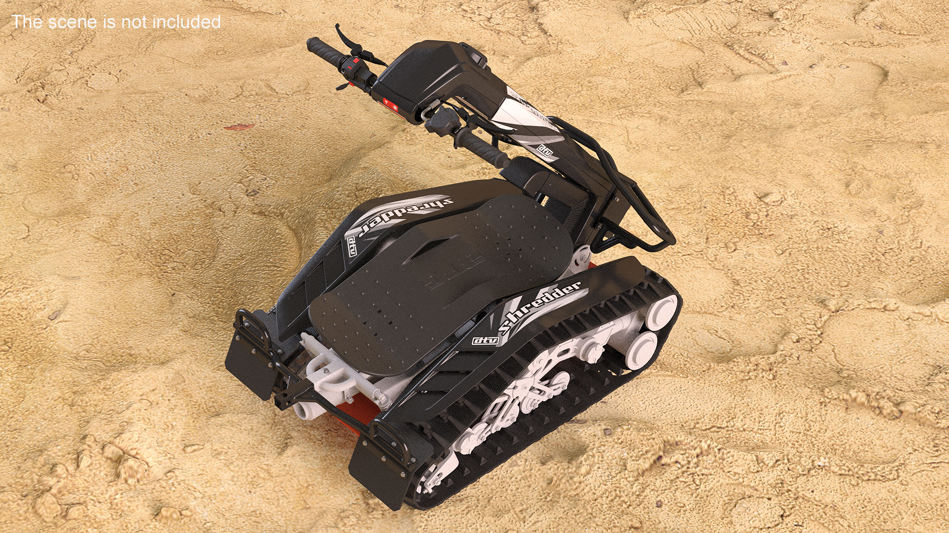 3D DTV Shredder Rigged for Cinema 4D model