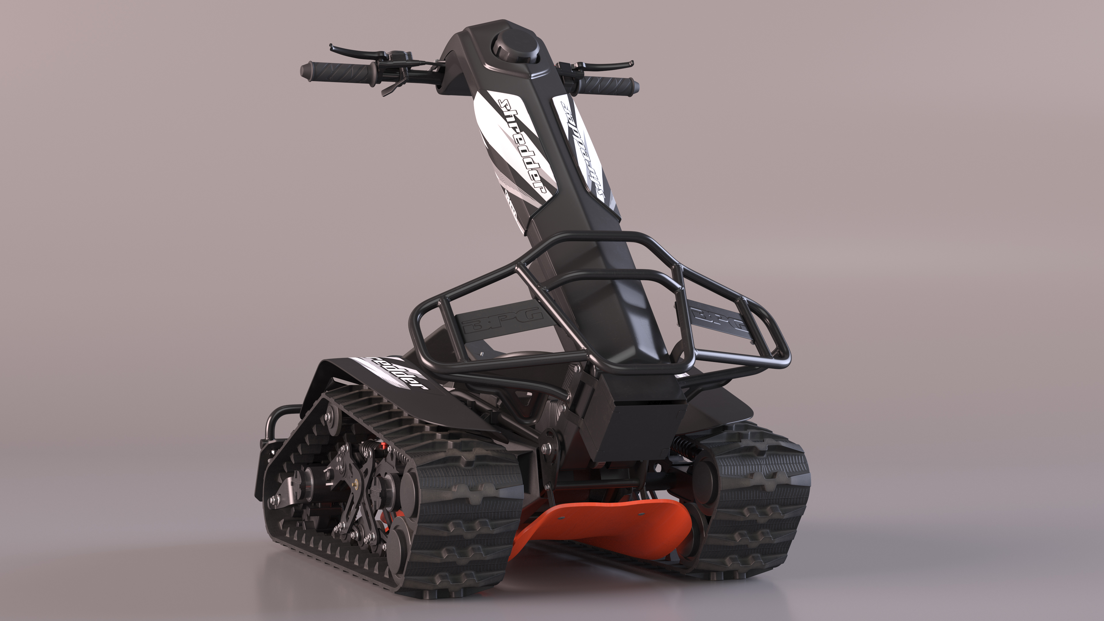3D DTV Shredder Rigged for Cinema 4D model