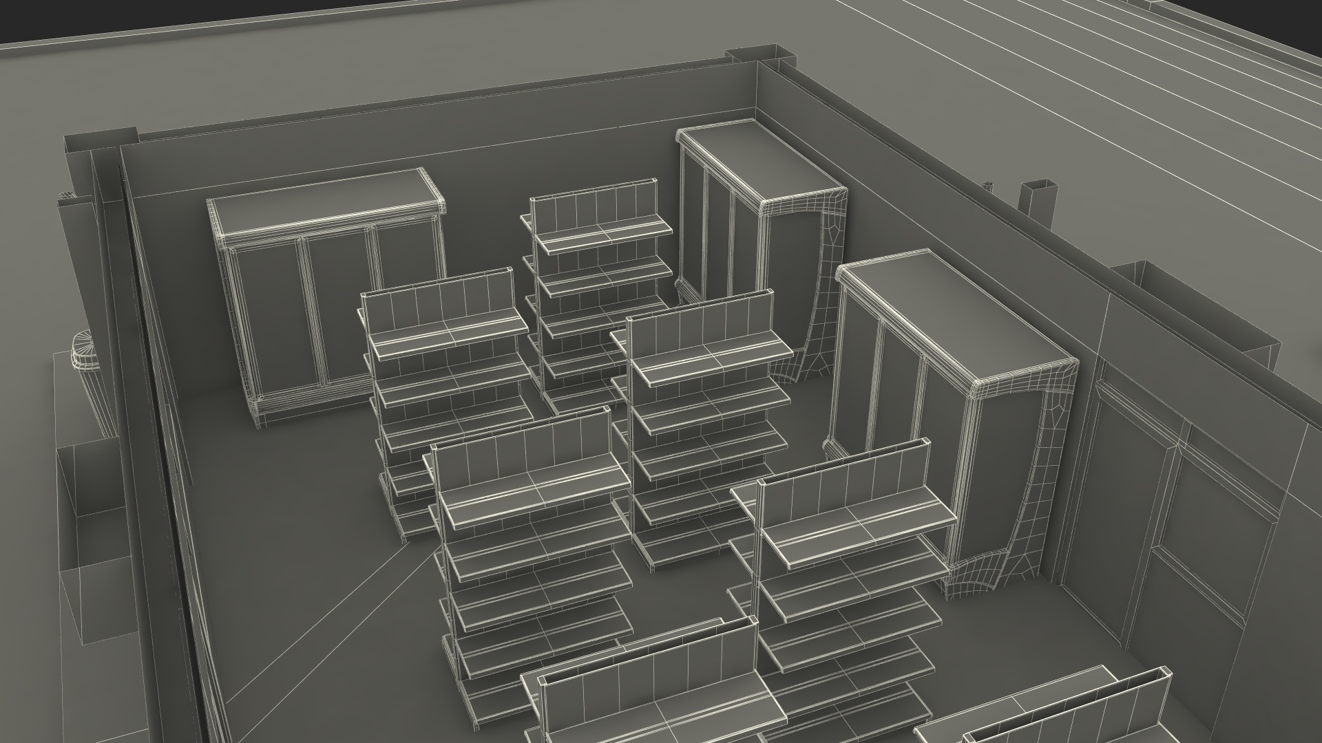 3D Shell Petrol Station Large