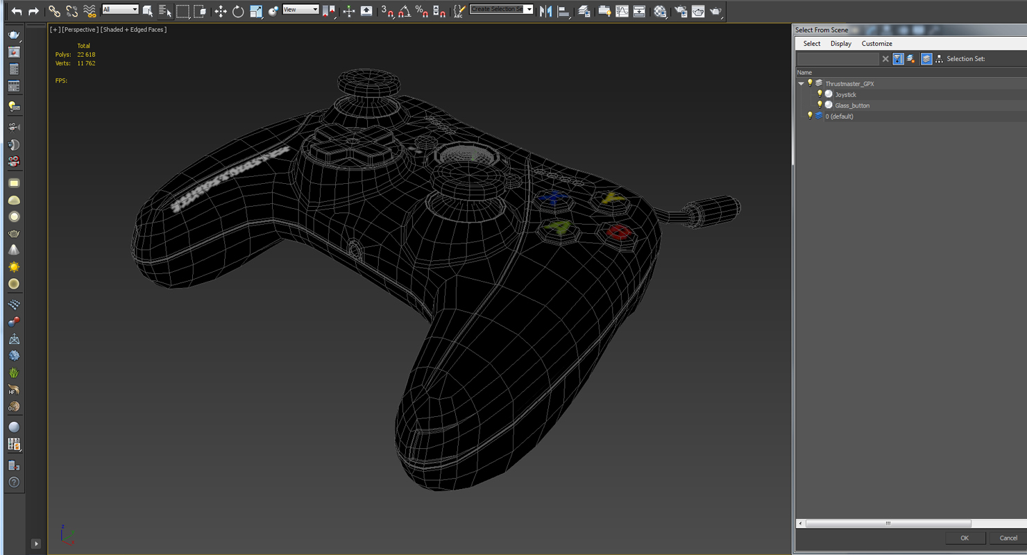 3D Wired Gamepad for Xbox 360 Thrustmaster GPX model