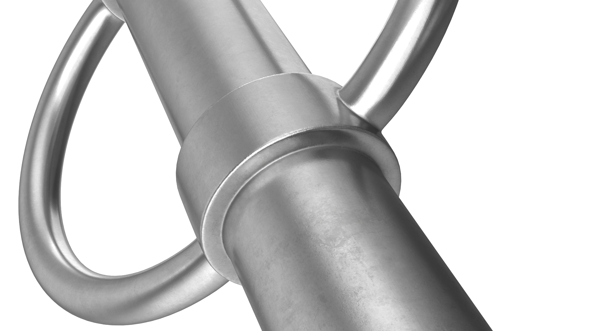 Bicycle Parking Rack Chrome 3D