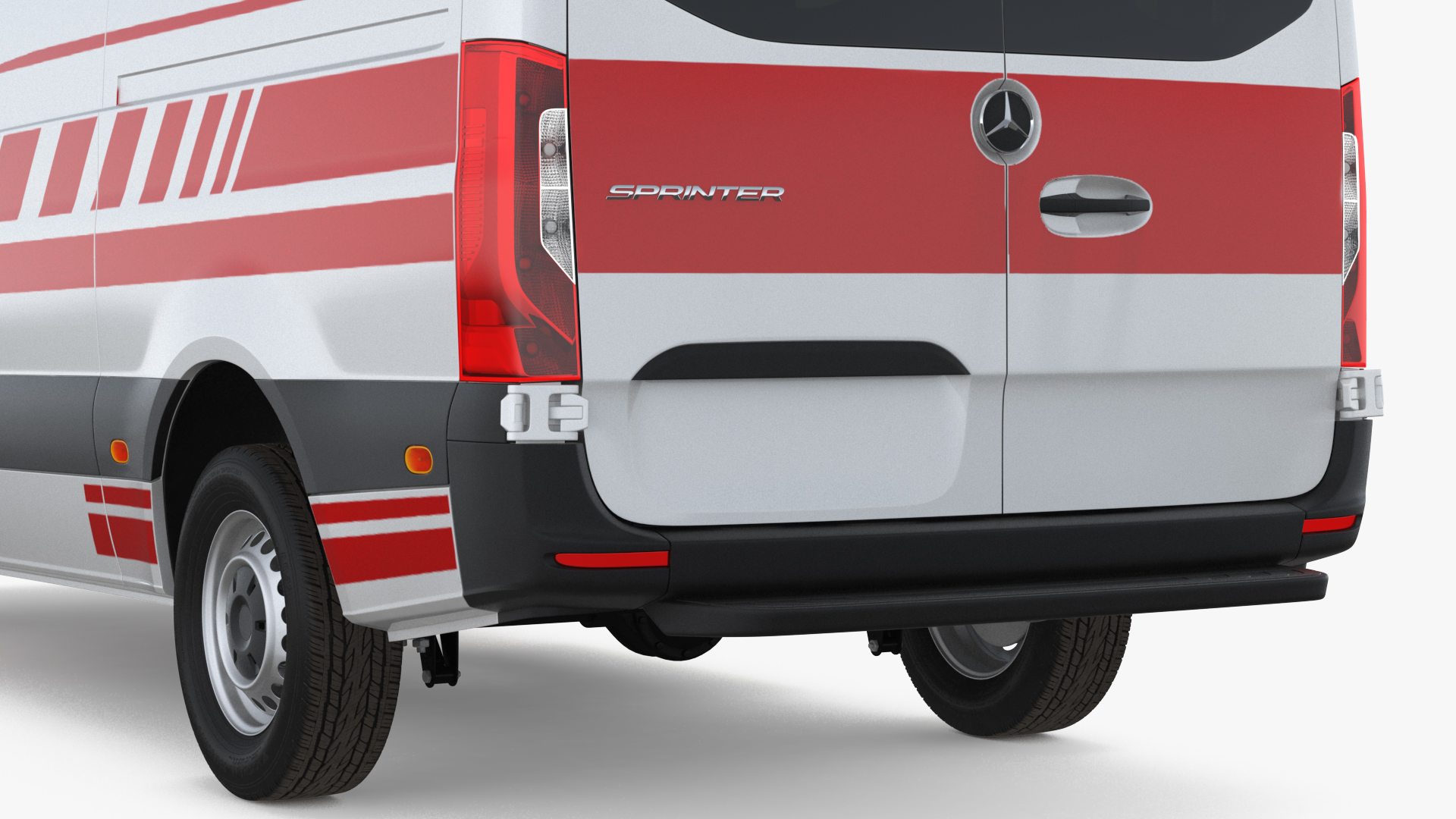 Paramedic Mercedes Benz Sprinter Ambulance 3D