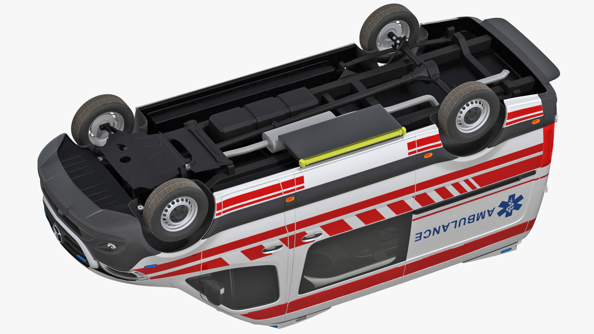 Paramedic Mercedes Benz Sprinter Ambulance 3D