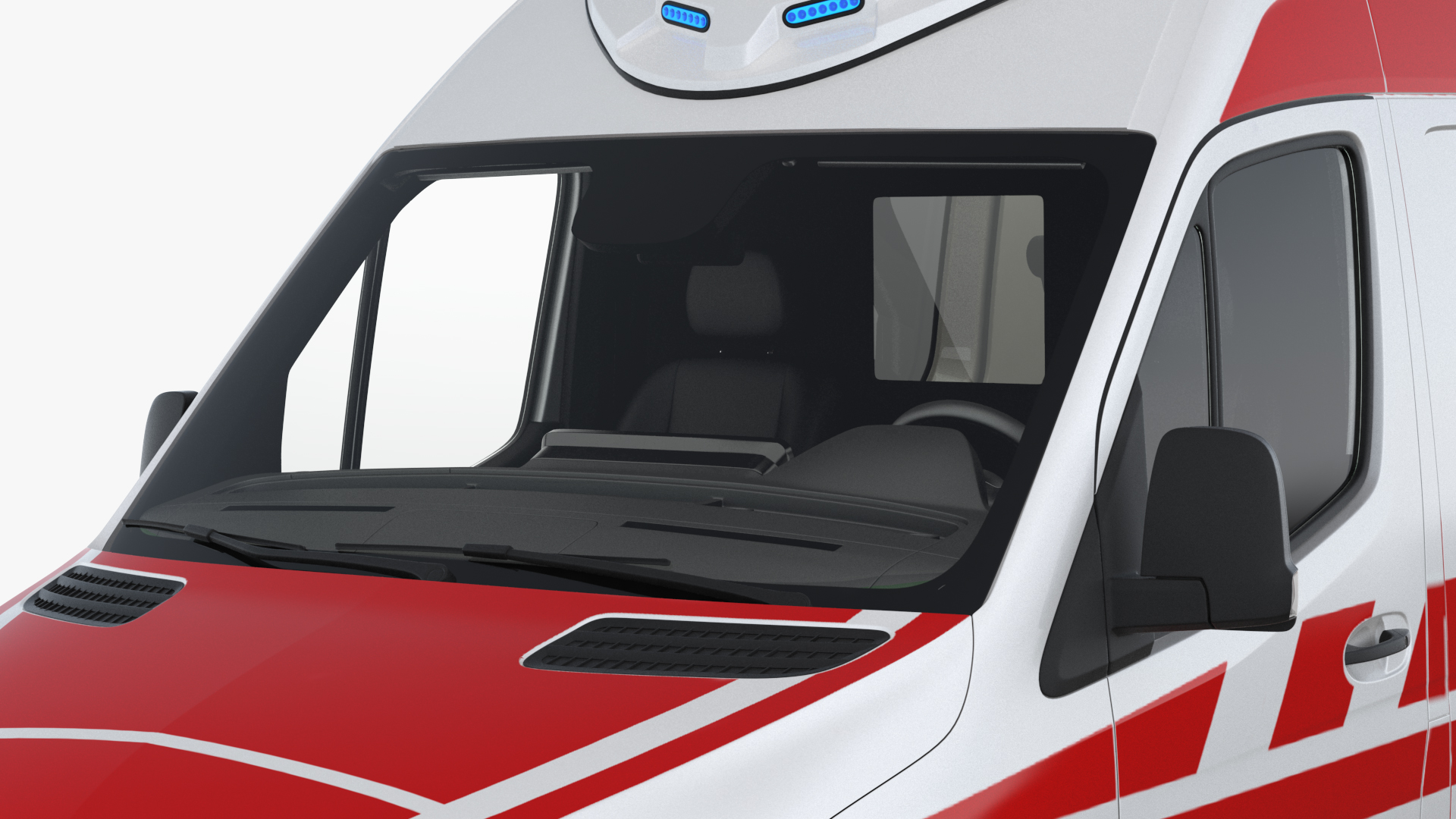 Paramedic Mercedes Benz Sprinter Ambulance 3D