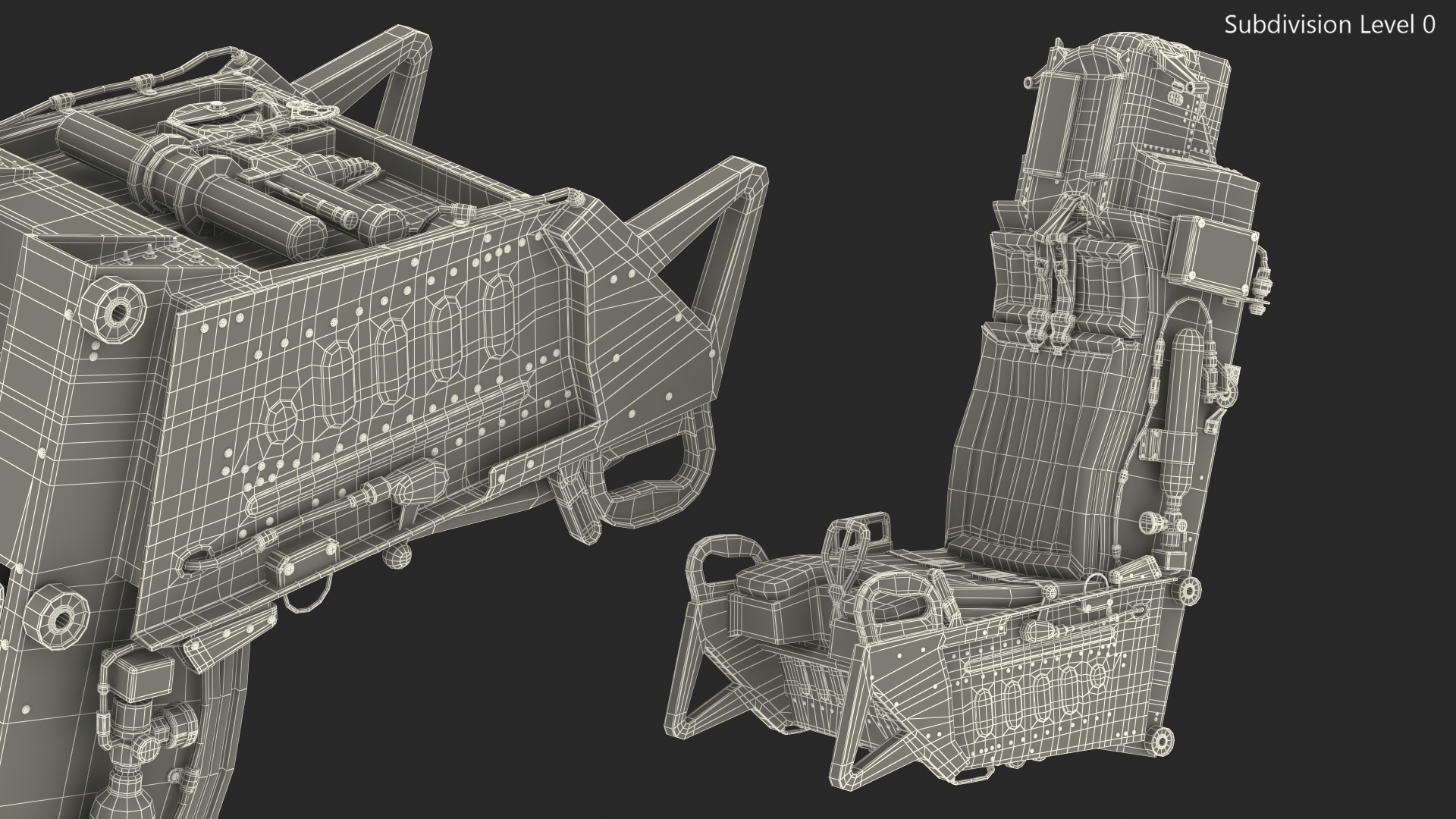 3D Ejection Seat ACES II