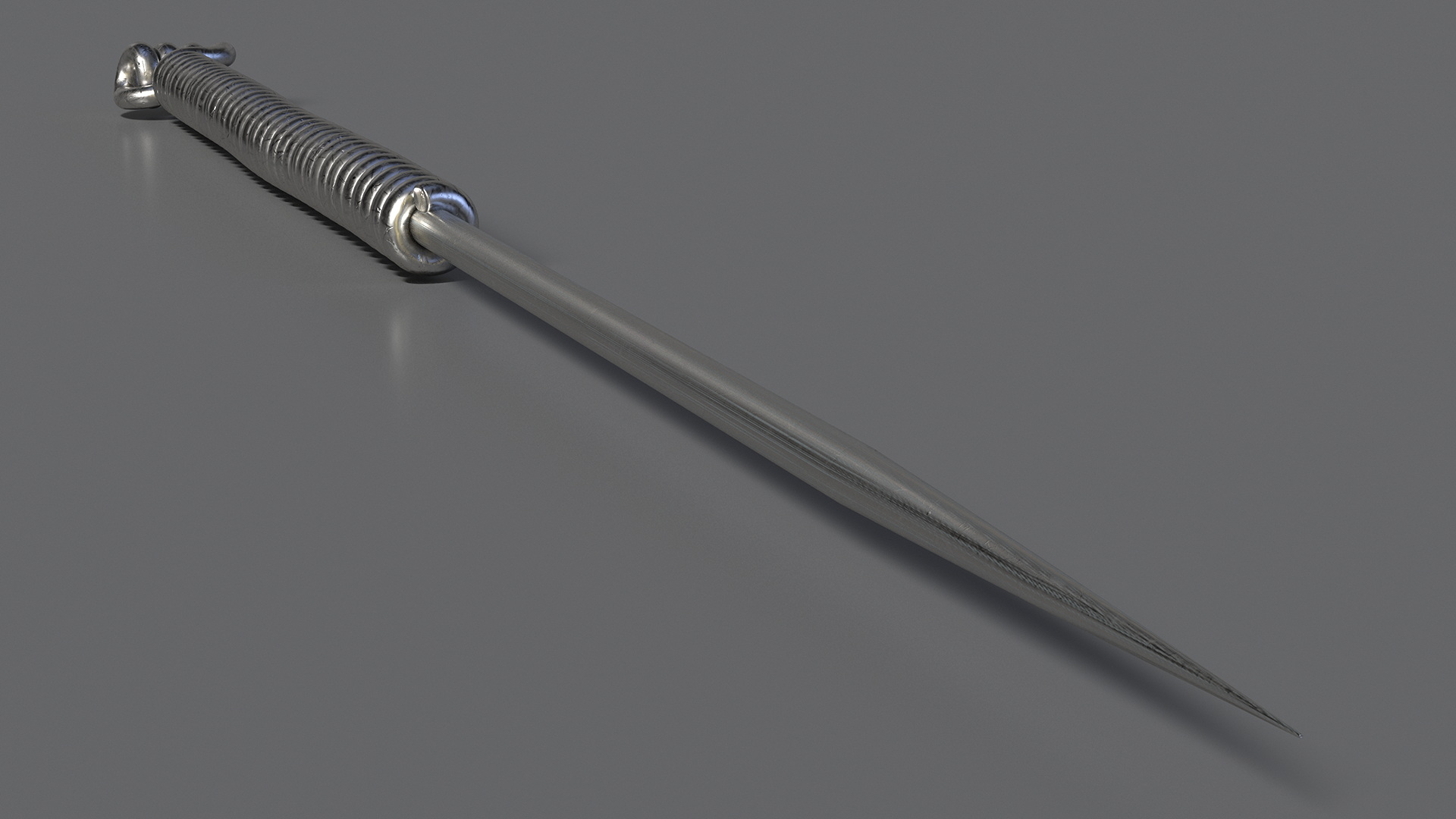 3D Short Acupuncture Needle Silver