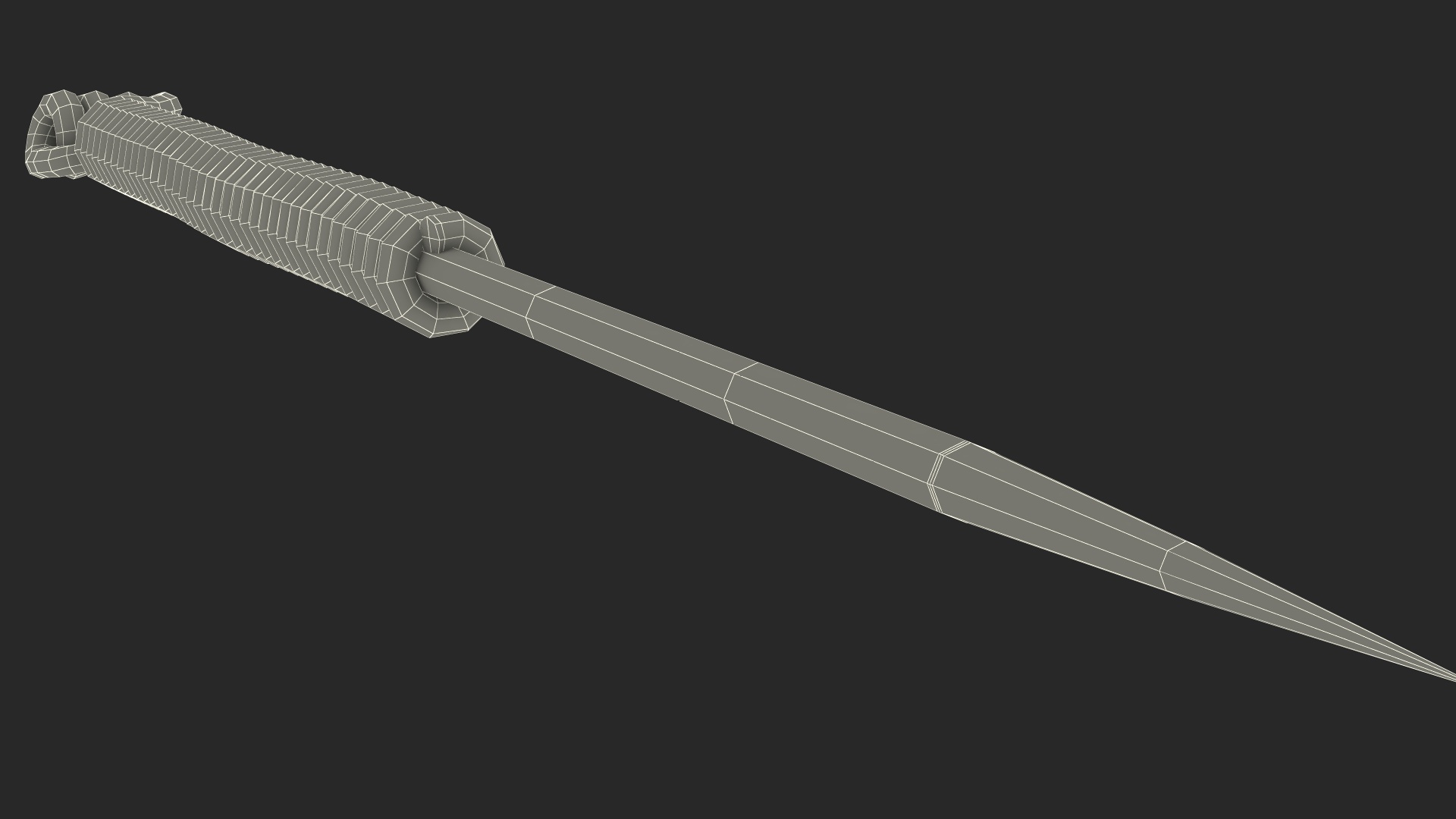 3D Short Acupuncture Needle Silver
