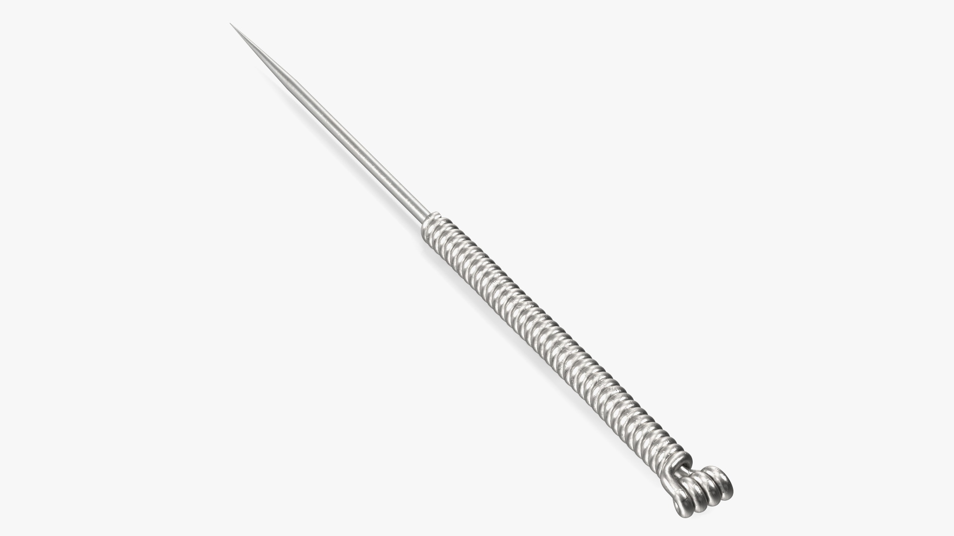 3D Short Acupuncture Needle Silver