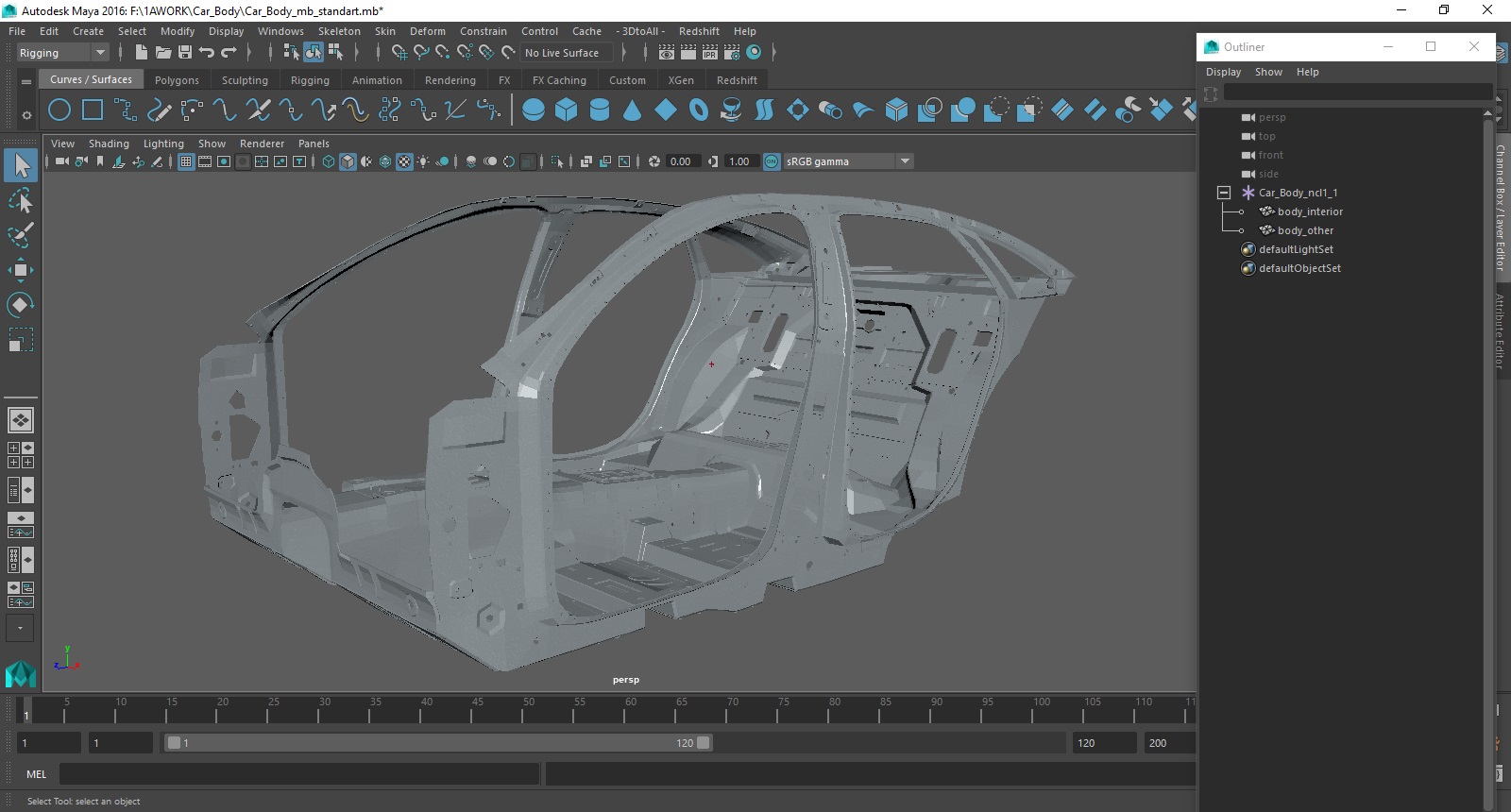 3D model Car Body
