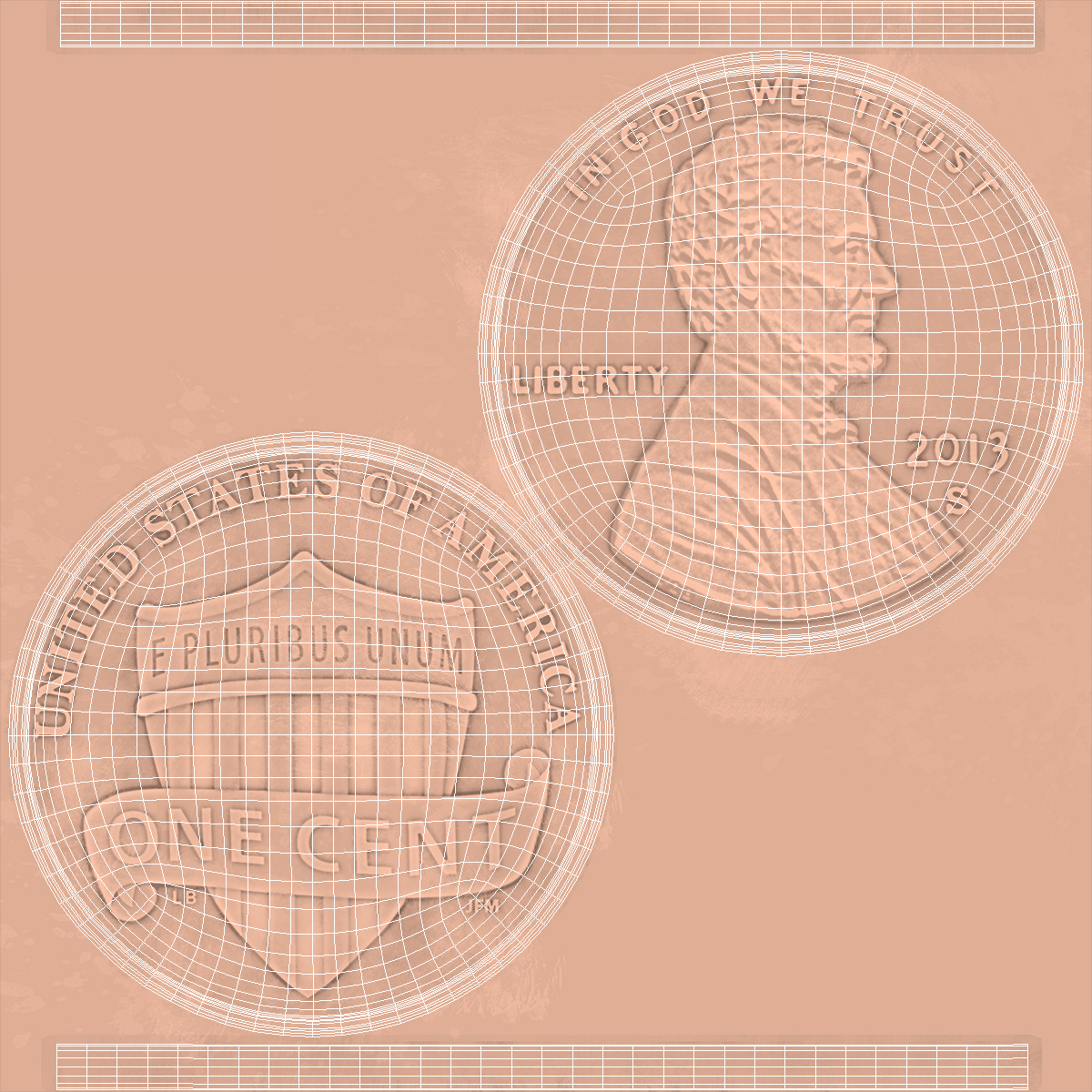 Scales Piggy Bank And Coins 3D