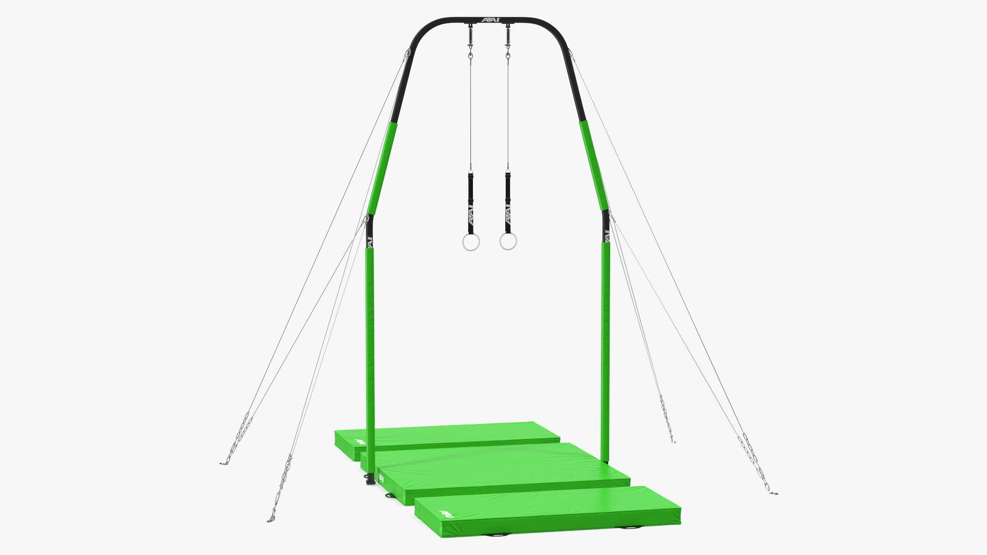3D Ring Tower Green