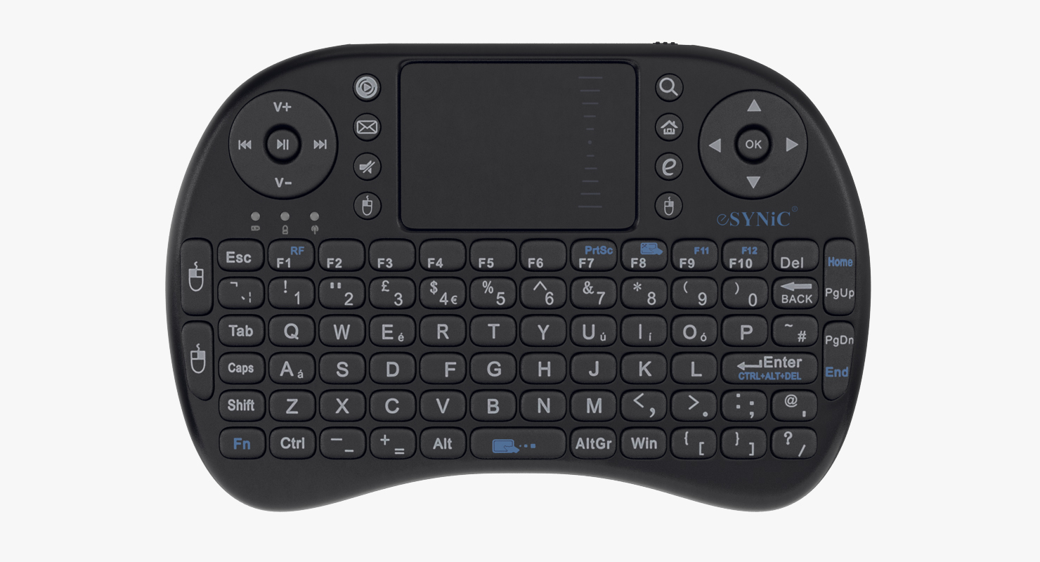 3D Portable Mini Wireless Keyboard ESYNIC model