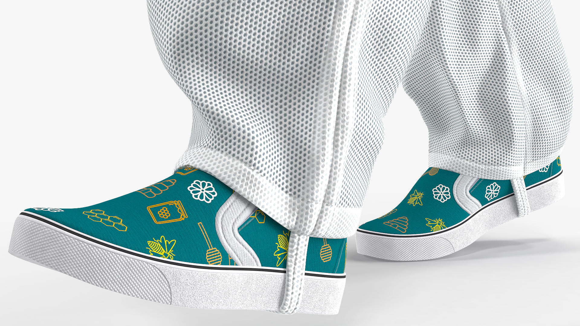 Female Professional Beekeeper Walking Pose 3D