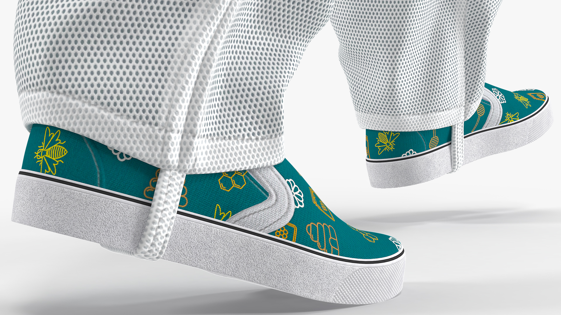 Female Professional Beekeeper Walking Pose 3D