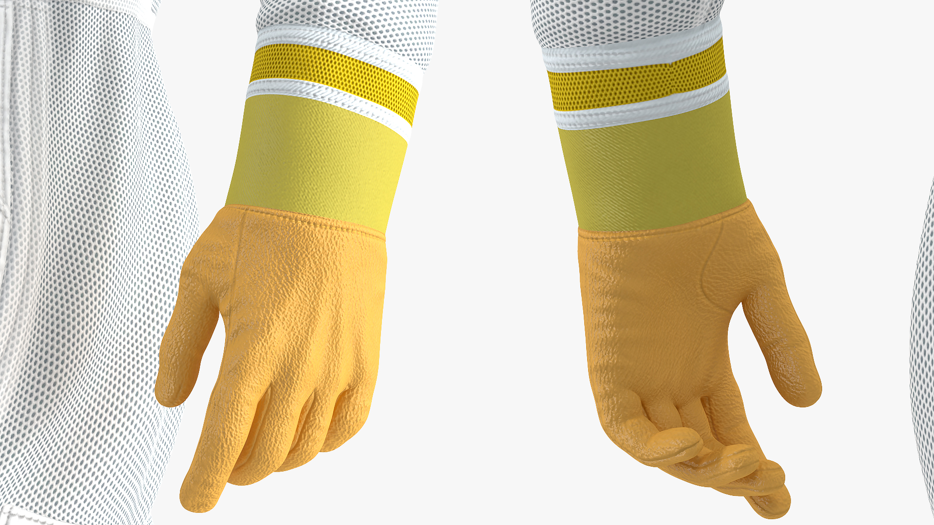 Female Professional Beekeeper Walking Pose 3D