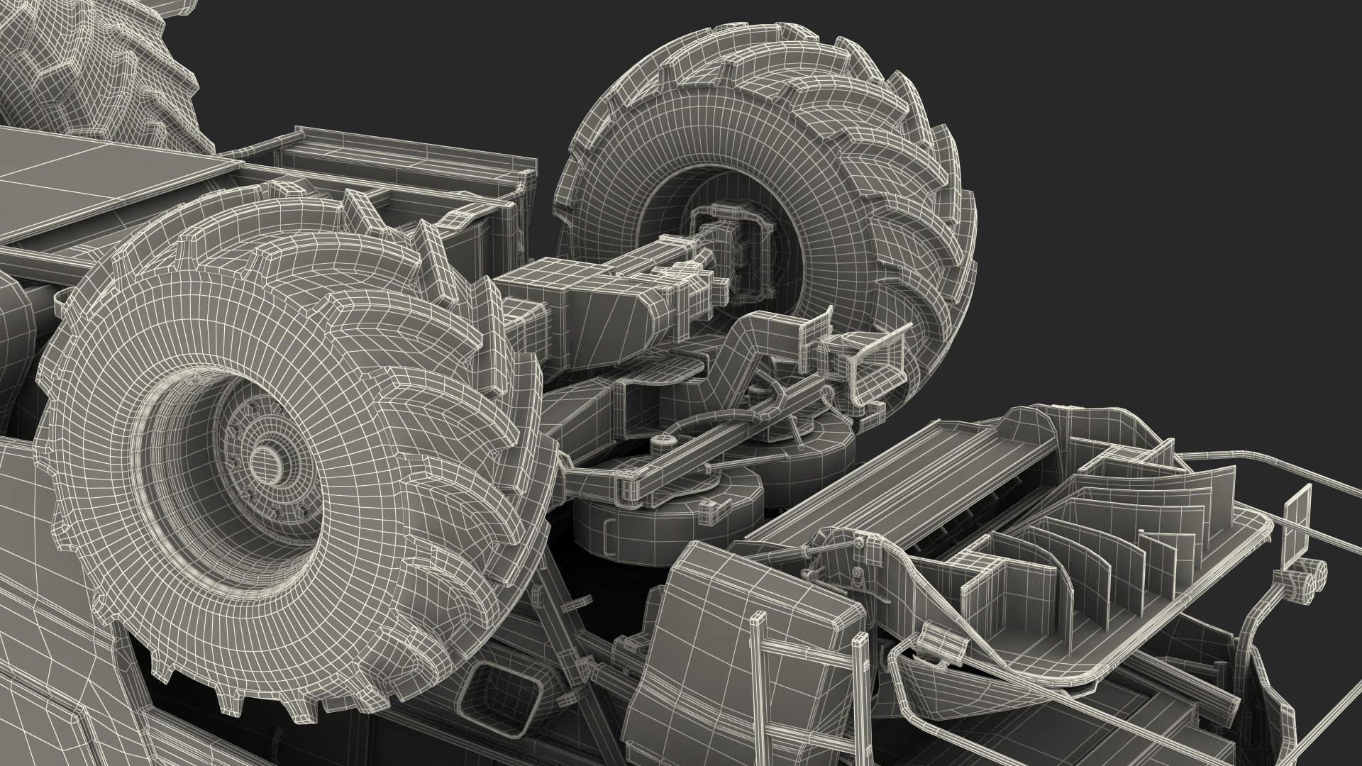 3D model Combine Harvester Generic