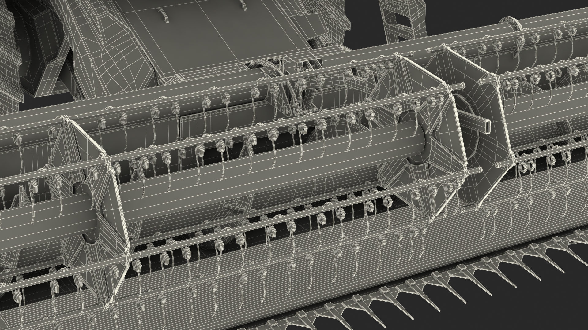 3D model Combine Harvester Generic