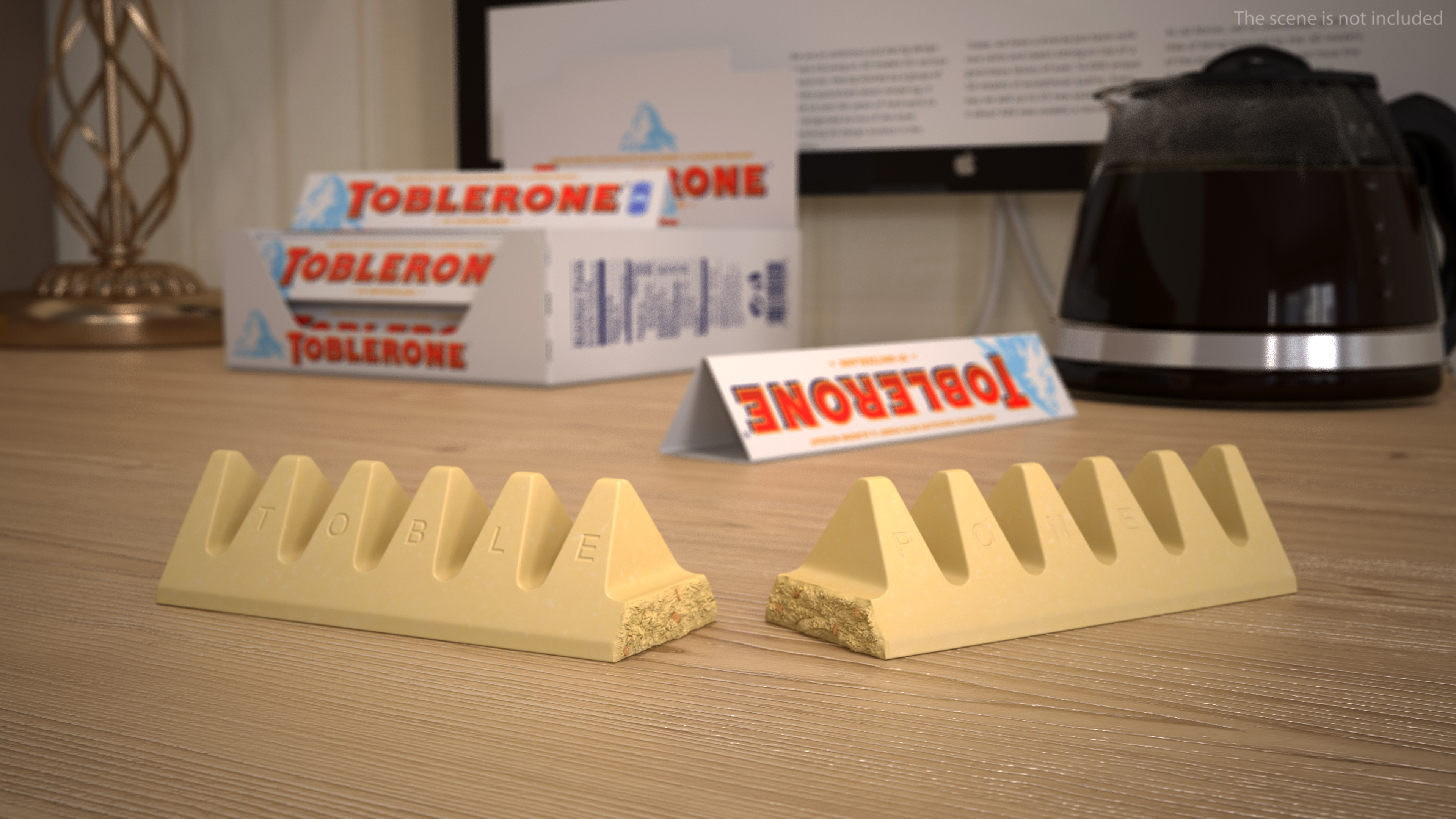 3D model Toblerone White Chocolate Split Bar