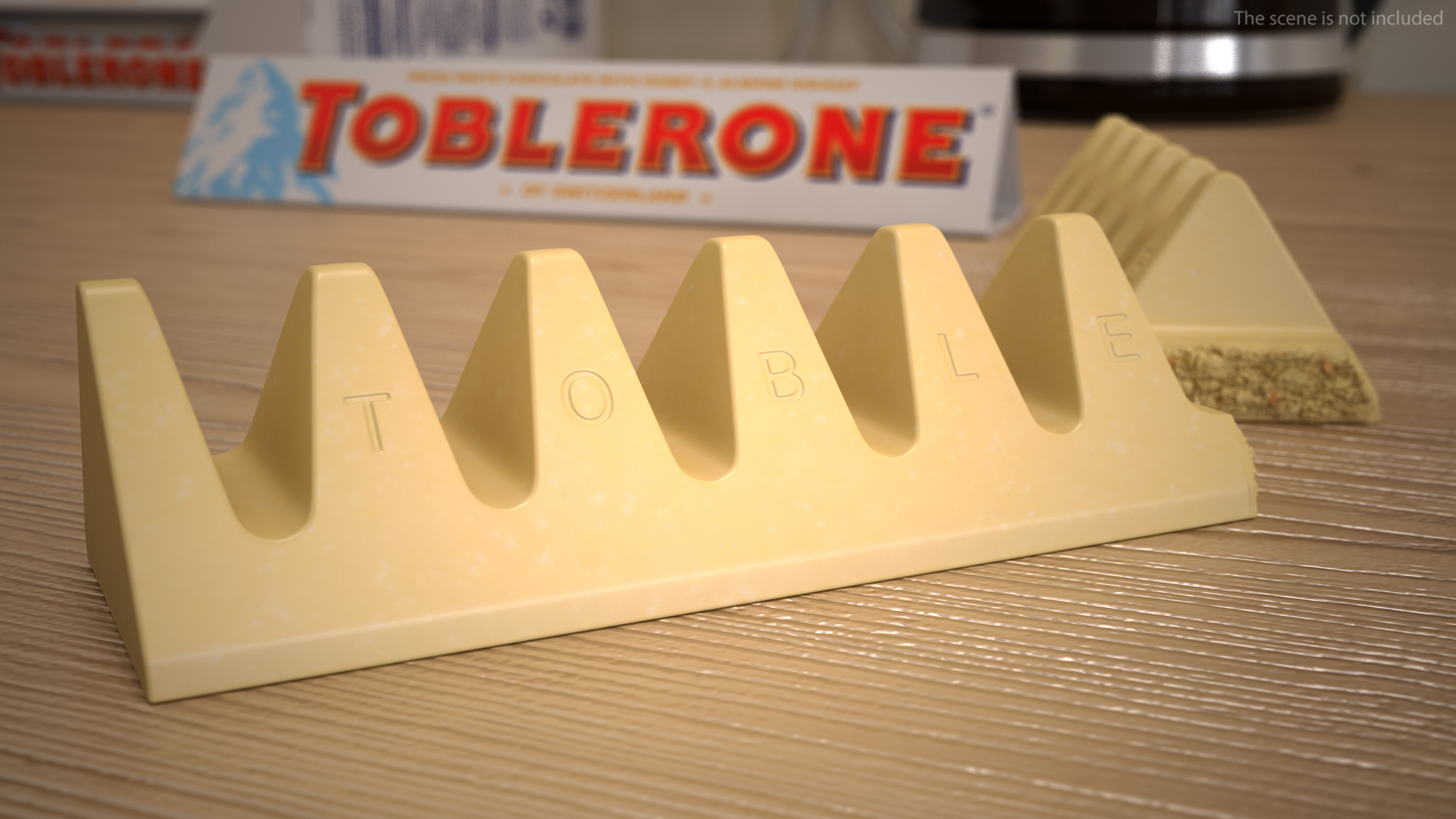 3D model Toblerone White Chocolate Split Bar