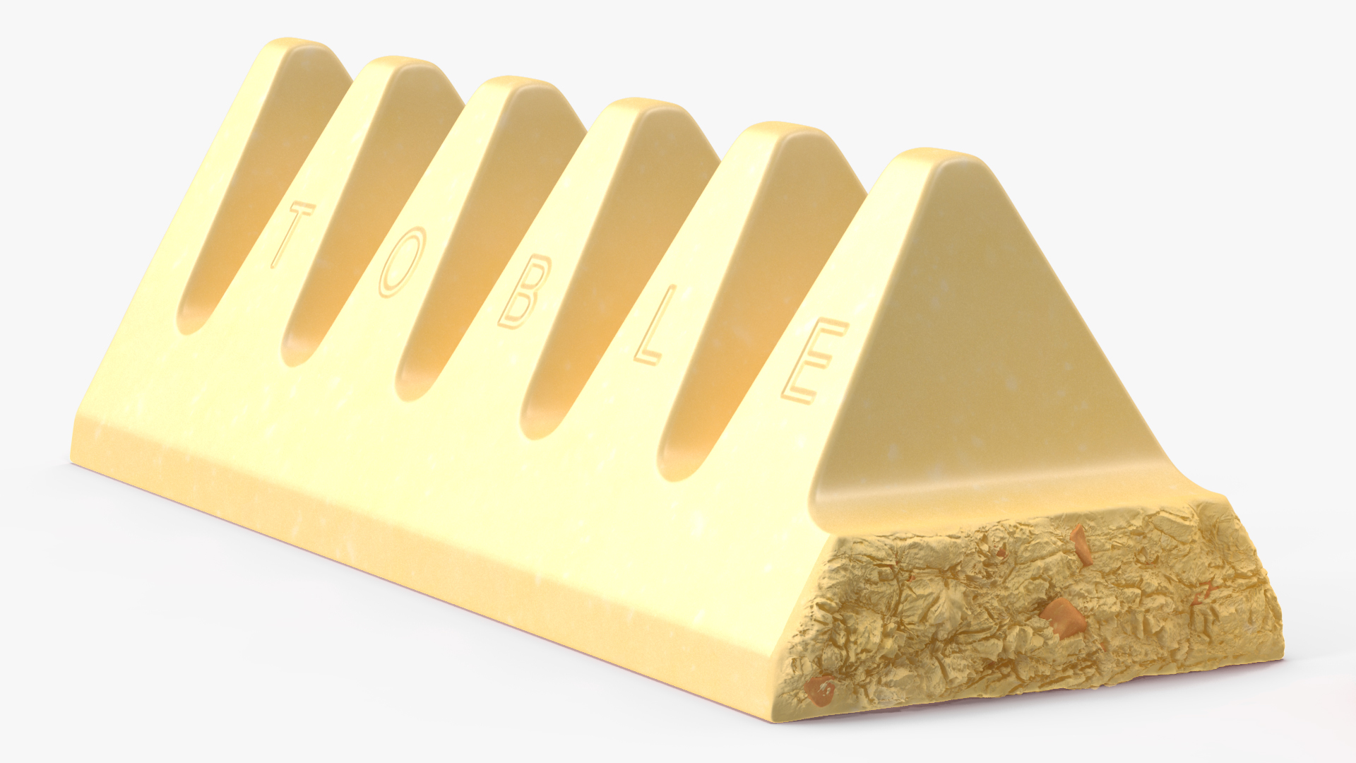 3D model Toblerone White Chocolate Split Bar