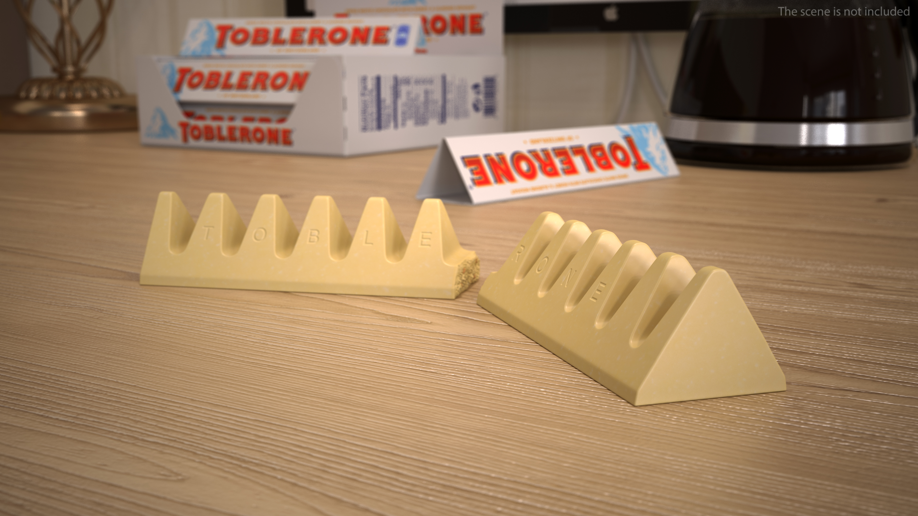 3D model Toblerone White Chocolate Split Bar