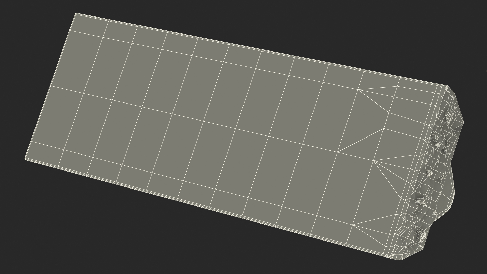 3D model Toblerone White Chocolate Split Bar