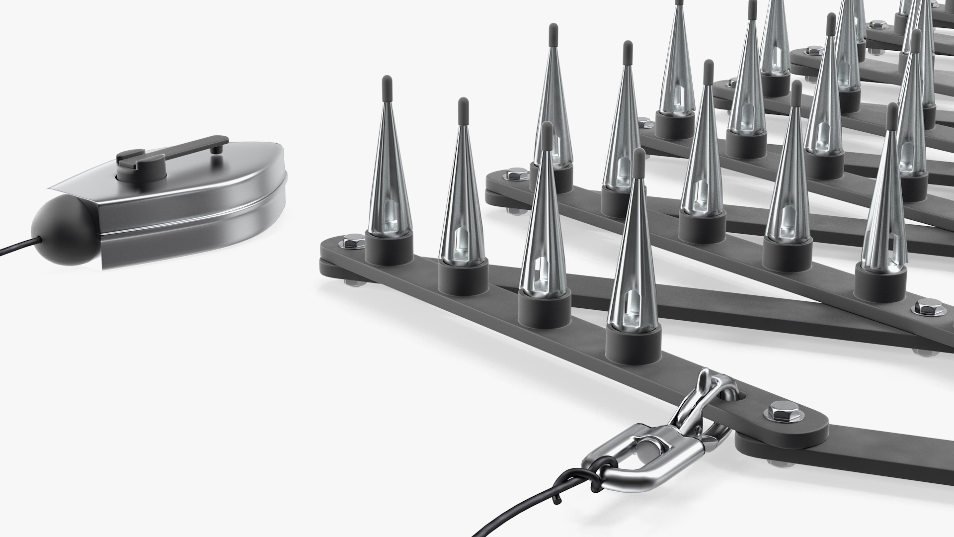 Roadway Safety Stinger Spike Strip 3D model