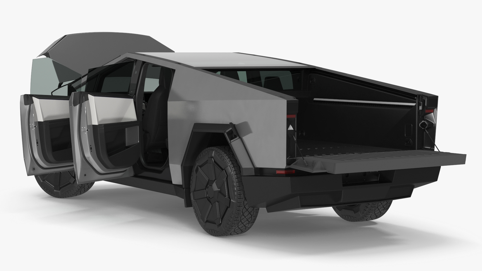 2024 Tesla Cybertruck Rigged for Maya 3D