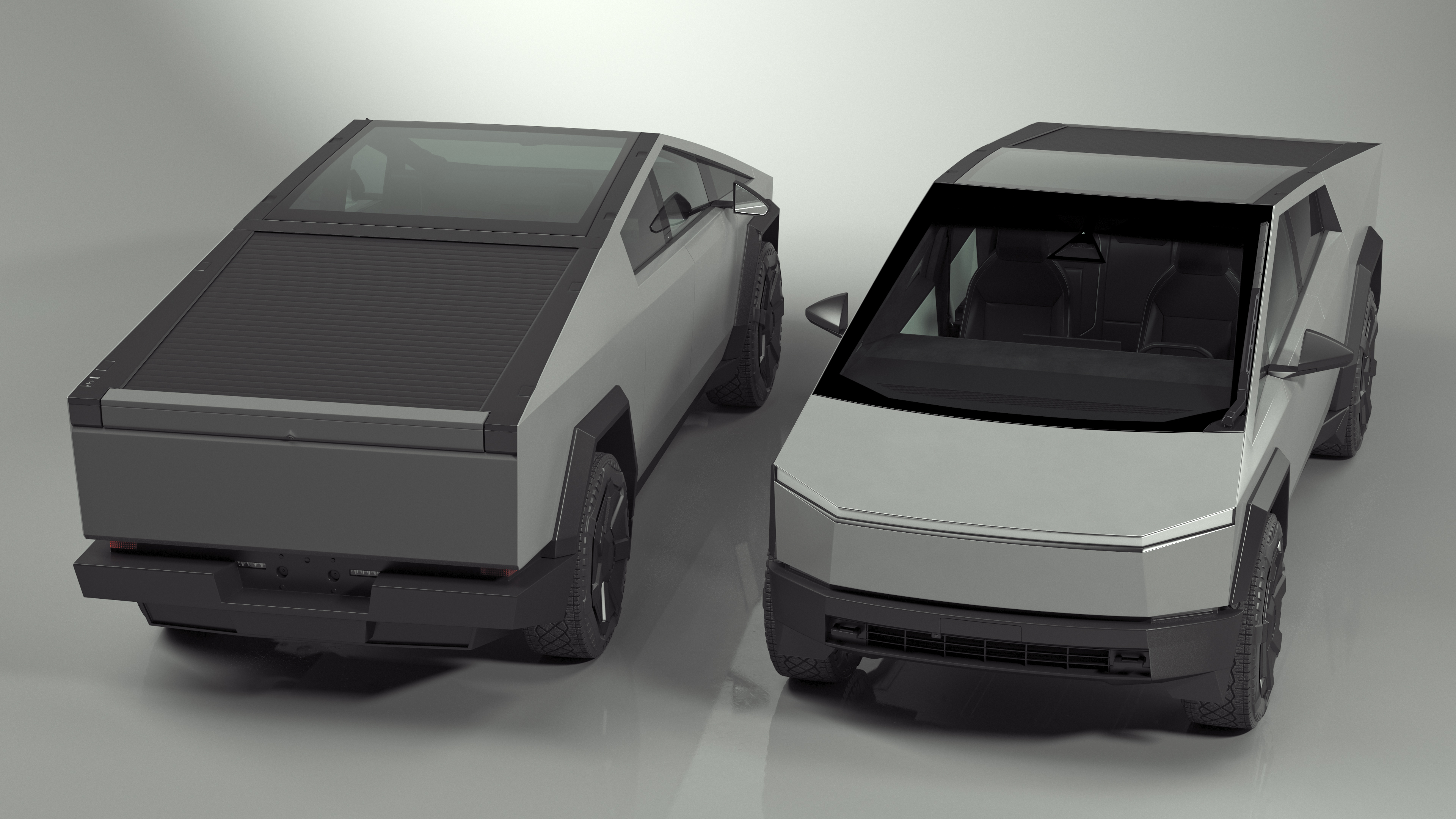 2024 Tesla Cybertruck Rigged for Maya 3D