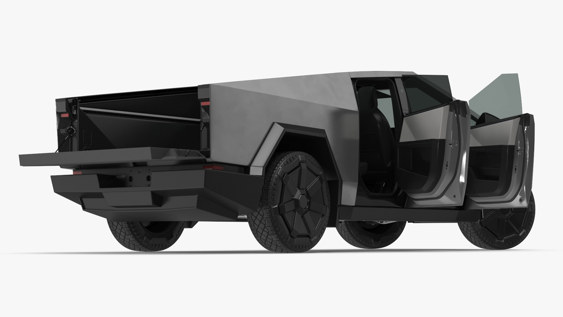 2024 Tesla Cybertruck Rigged for Maya 3D