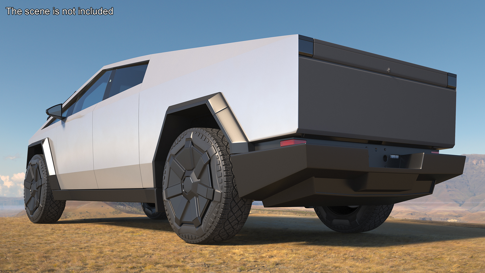 2024 Tesla Cybertruck Rigged for Maya 3D