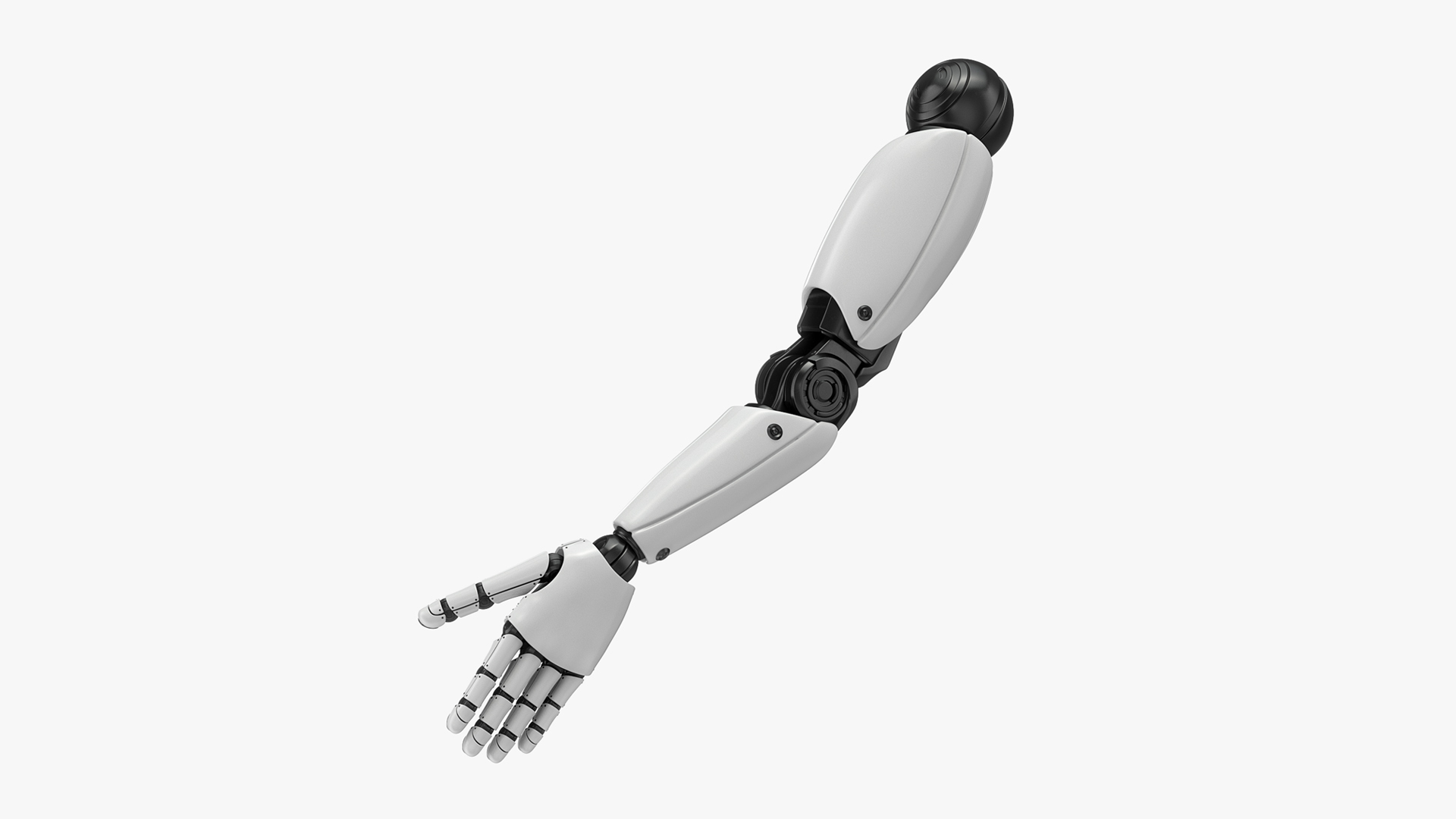 Futuristic Humanoid Robot Arm 3D model