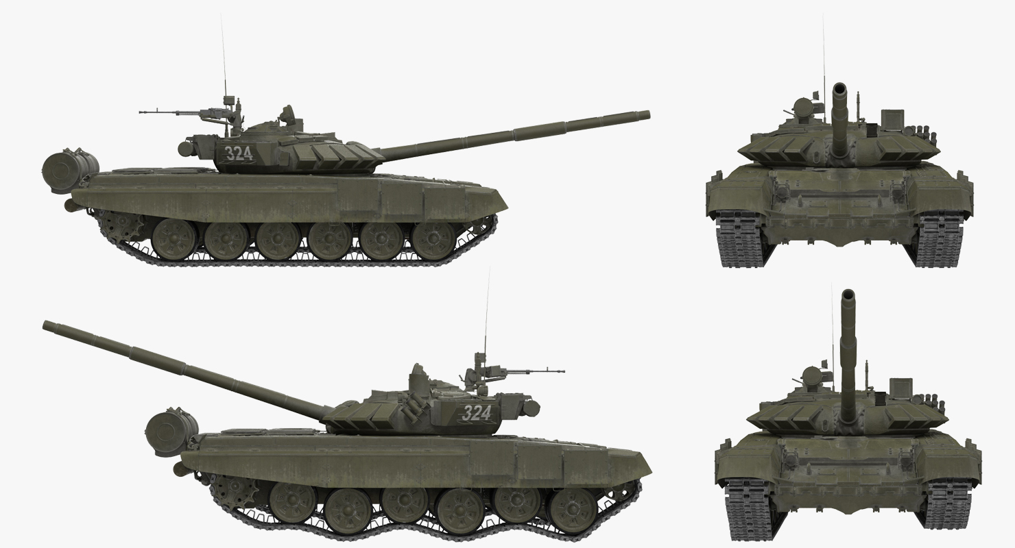 3D model T 72B3 Soviet Main Battle Tank