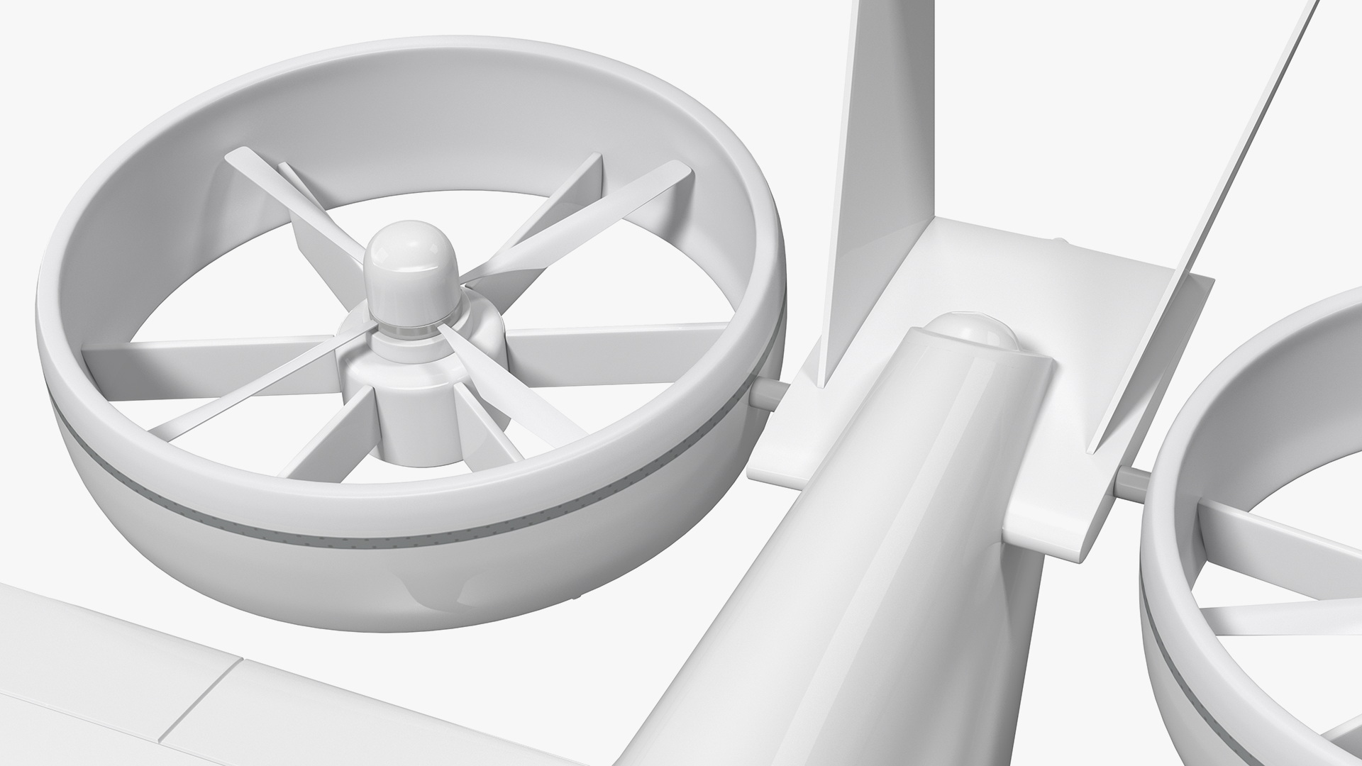 3D Futuristic Flying Taxi Rigged for Maya model