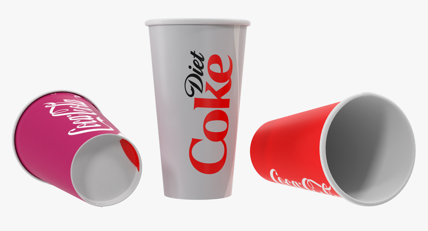 3D model Paper Soda Cups