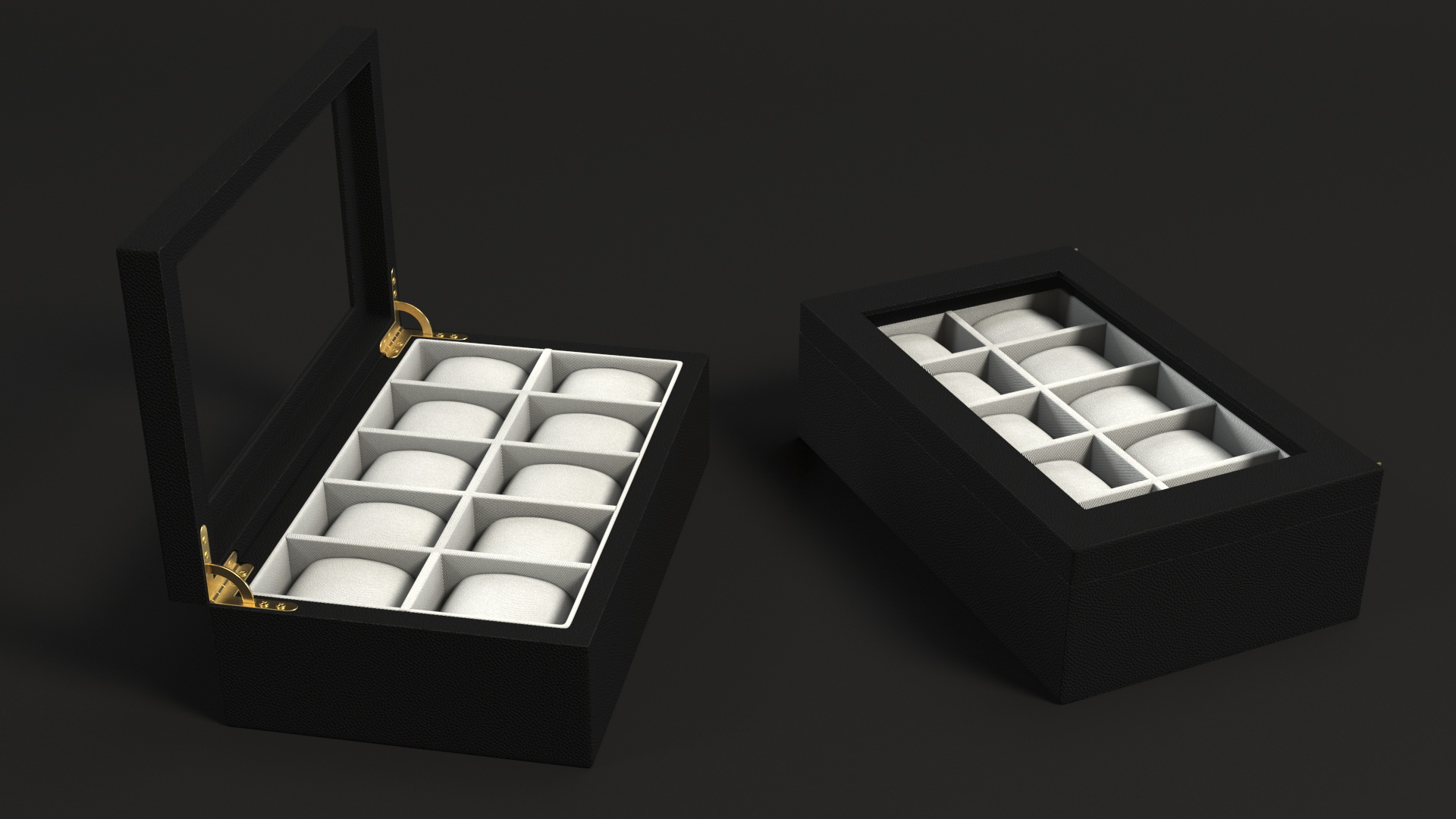 3D model Watch Display Box Leather
