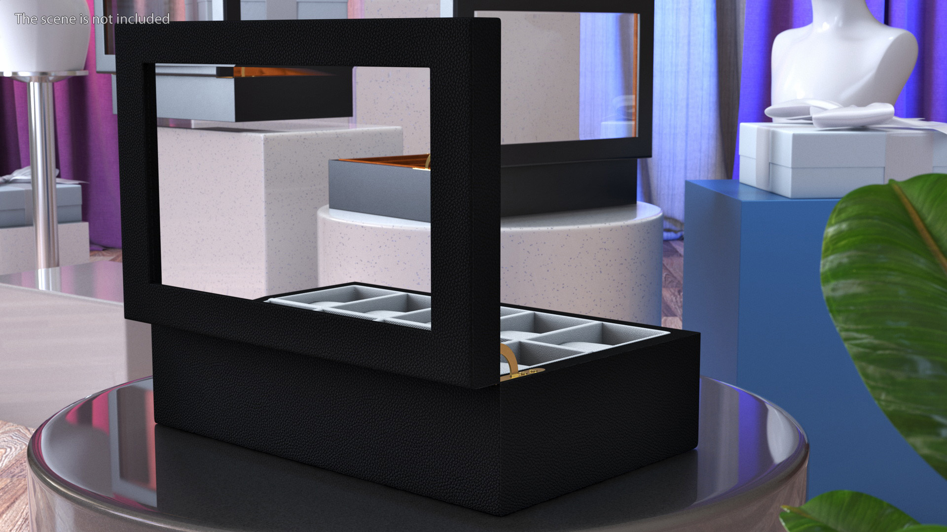 3D model Watch Display Box Leather