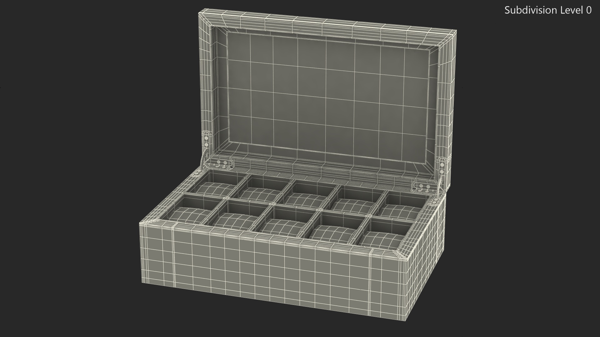 3D model Watch Display Box Leather